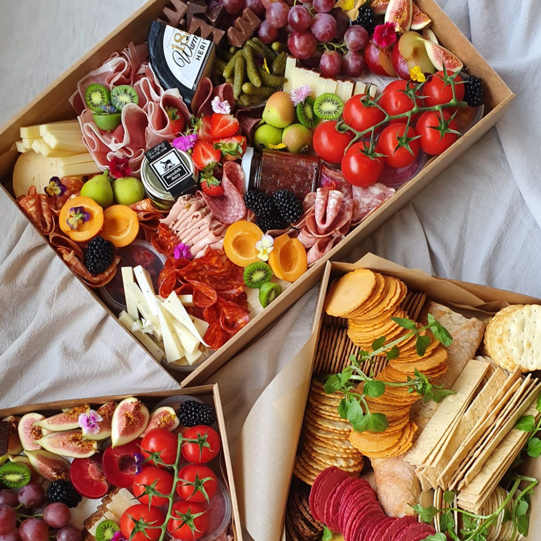 The Ultimate Event Package: Cheese & Charcuterie Grazing - Serves 25-30