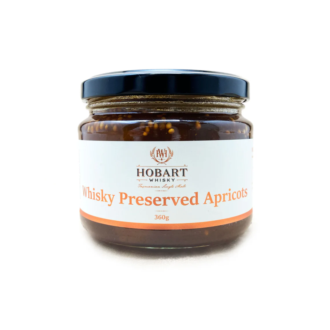 Hobart Whisky Preserved Apricots 360g