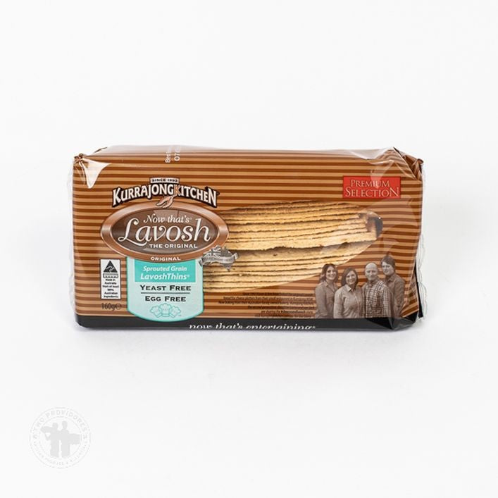 Kurrajong Kitchen Lavosh Thins Sprouted Grain 160g