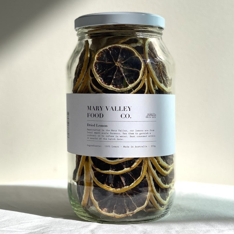 Mary Valley Food Co Dried Lemon Slices 250g
