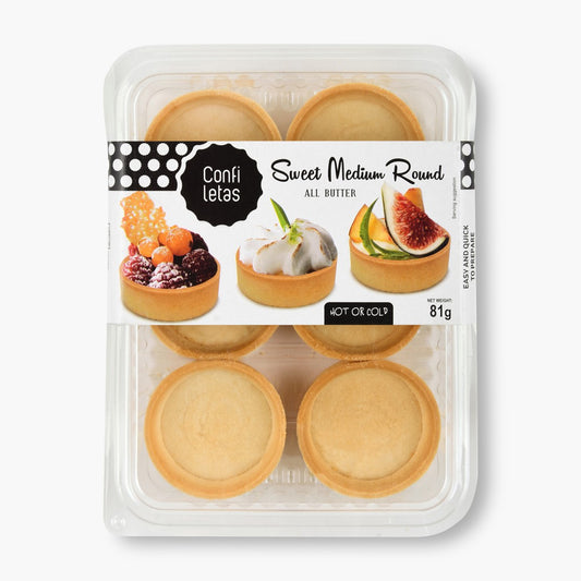 Confiletas Pastry Sweet Round Pastry Case 60mm (6)
