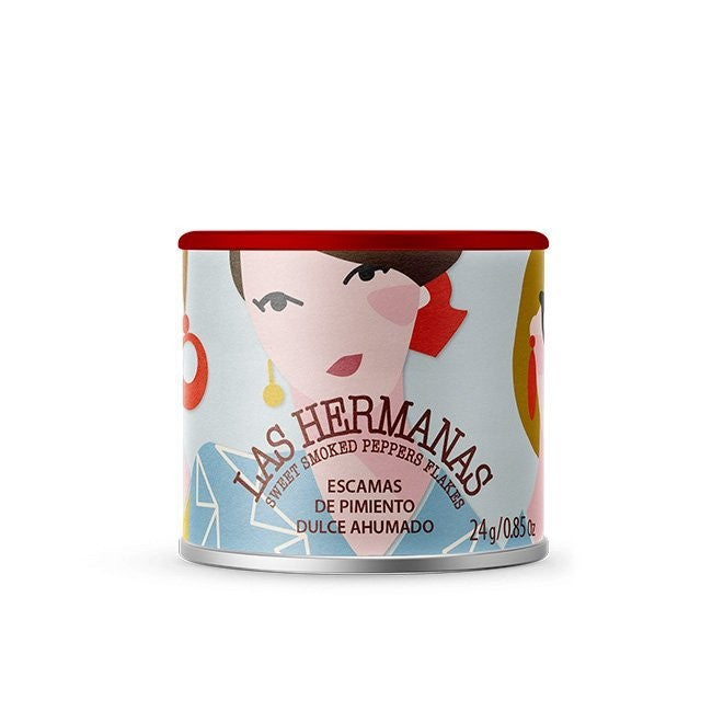 Las Hermanas Smoked Sweet Pepper Flakes 24g