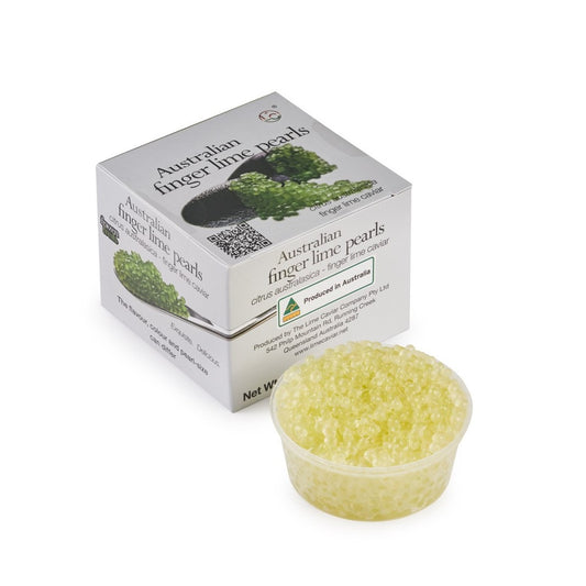 Lime Caviar Company Chartreuse Yellow Finger Lime Caviar Frozen 45g