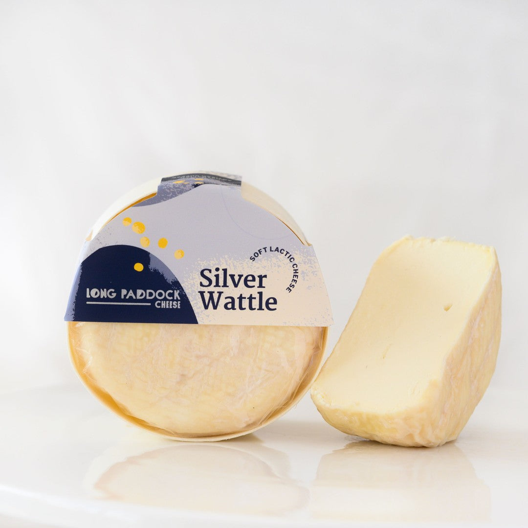 Long Paddock Cheese Silver Wattle Saint-Marcellin-Style Cheese 180g