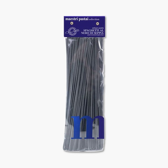 Maestri Pastai Squid Ink Spaghetti 500g