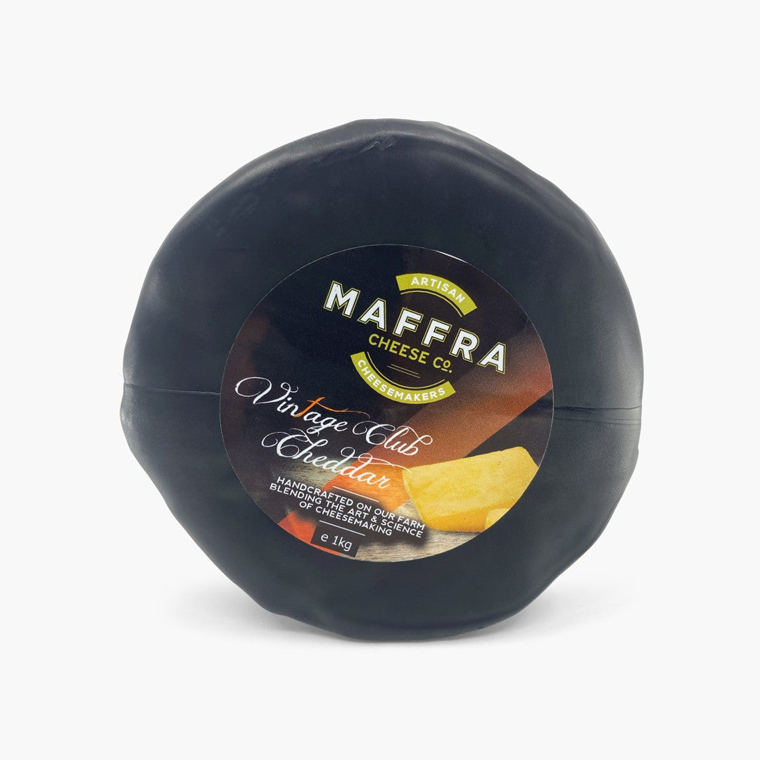 Maffra Vintage Club Cheddar Cheese Wheel 1kg