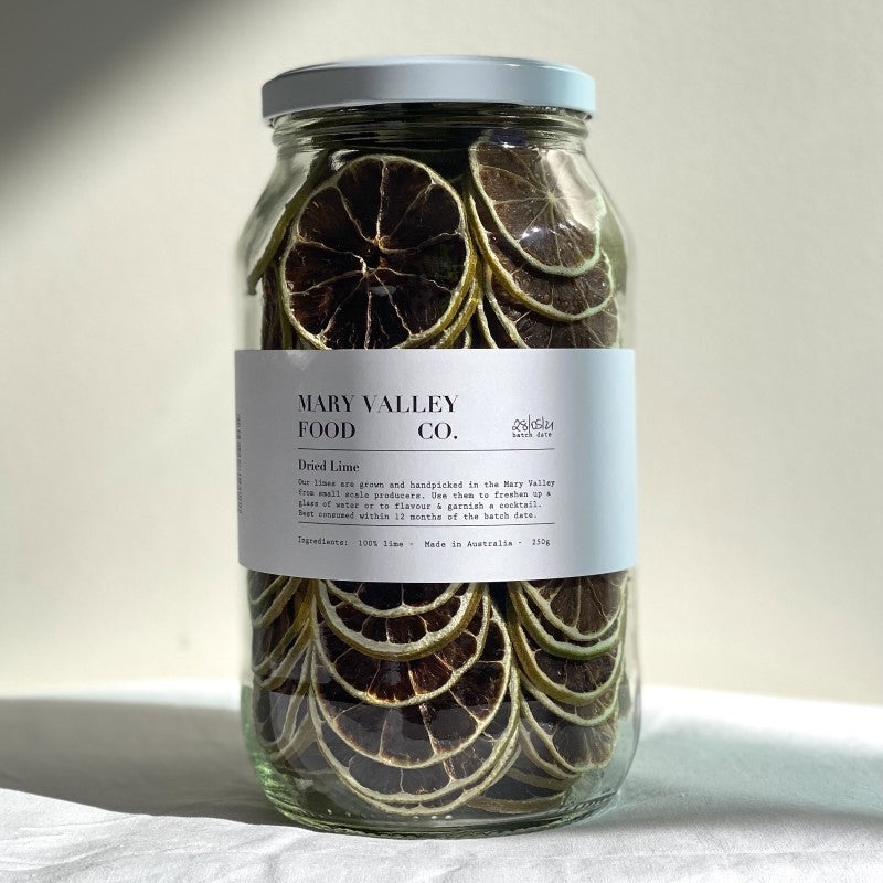 Mary Valley Food Co Dried Lime Slices 250g