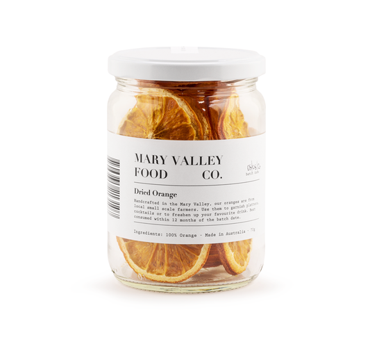 Mary Valley Food Co Dried Orange Slices 70g