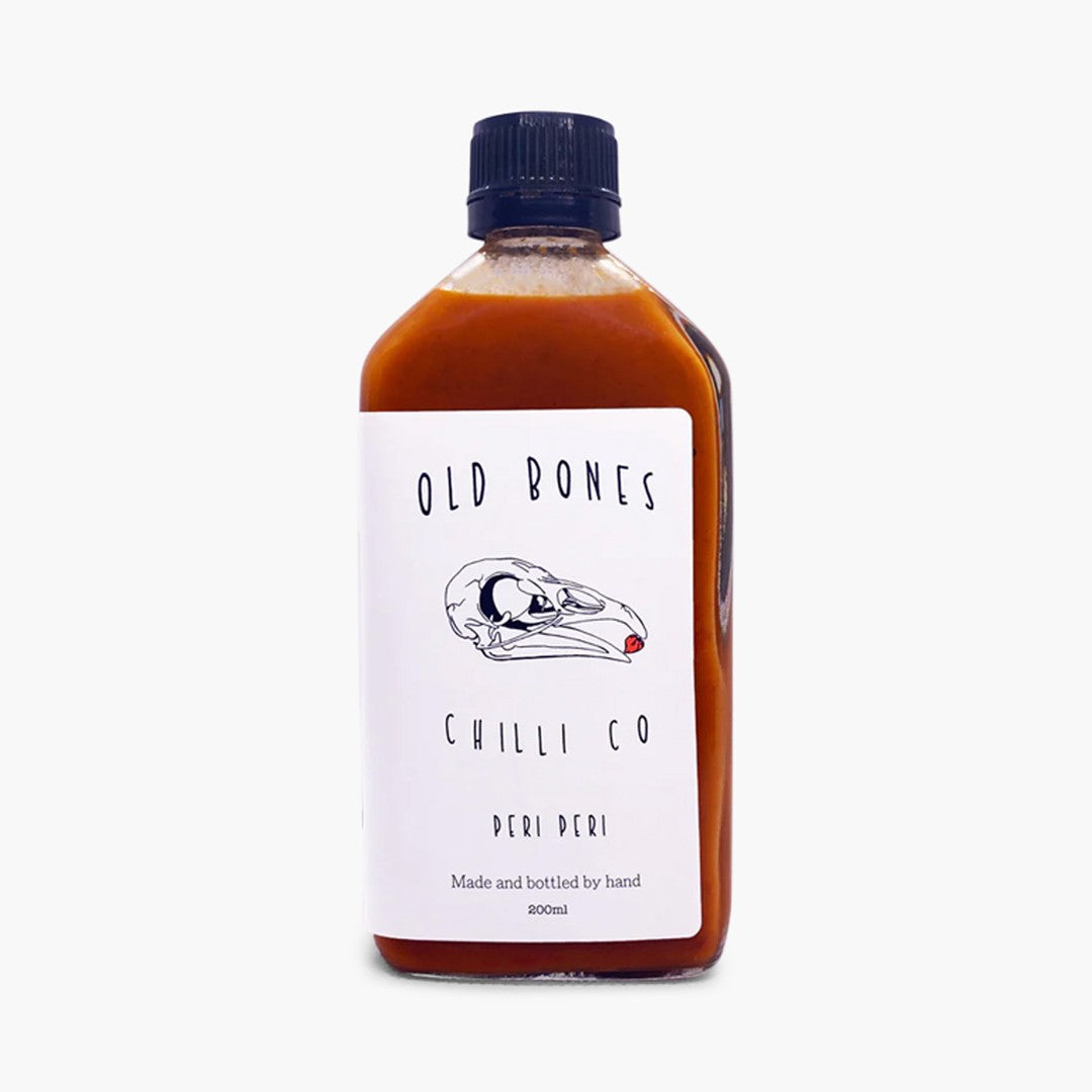 Old Bones Chilli Co Peri Peri Hot Sauce 200ml