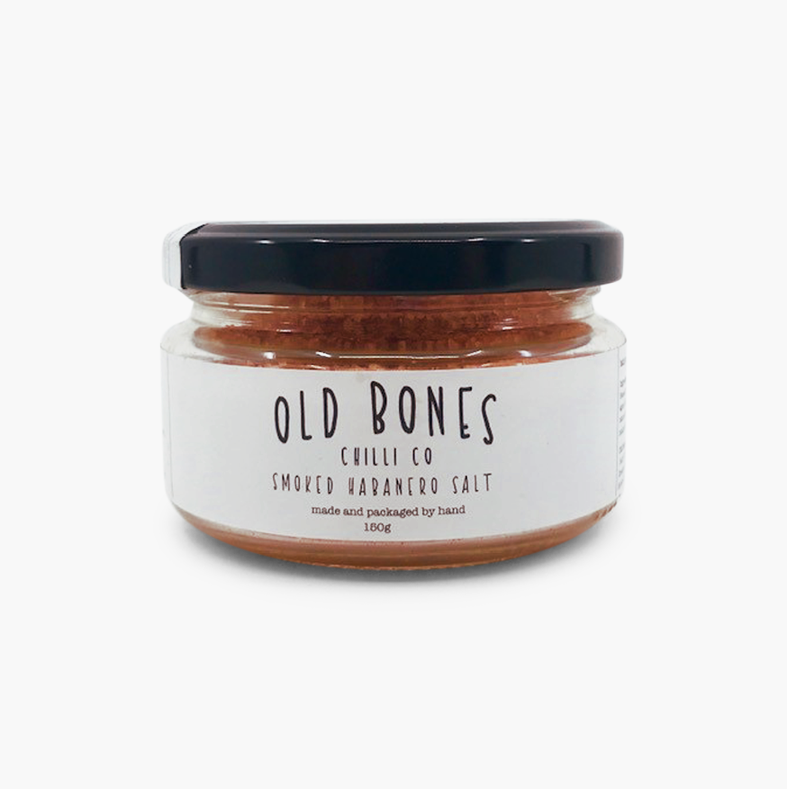 Old Bones Chilli Co Smoked Habanero Salt 150g