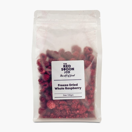 Red Spoon Freeze Dried Whole Raspberry 100g
