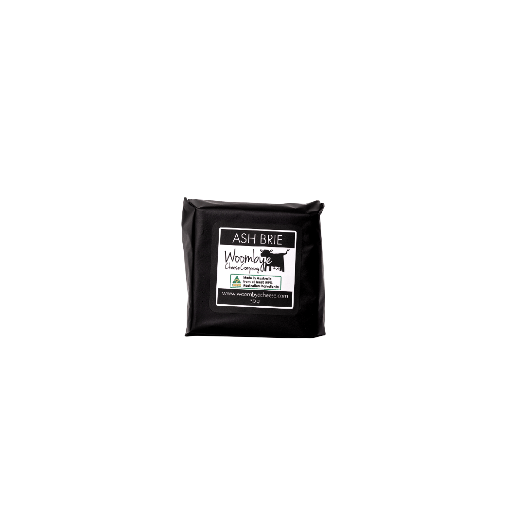 Woombye Cheese Mini Ash Brie Cheese 50g